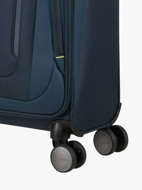 Uitbreidbare Handbagage American tourister Blauw wanderlite 158076 ander zicht 2